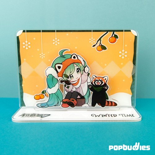 Hatsune Miku: Miku Winter Time Acrylic Figure Standee Chibi Miku and Red Panda wholesale Europe