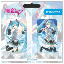 Virtual Artist: Hatsune Miku Badge Pack, set of 2 (Art by KEI)