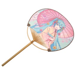 Hatsune Miku Kimono Non-folding Uchiwa fan