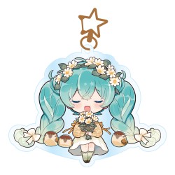 Hatsune Miku Kawaii Autumn Time Acrylic Key Chain