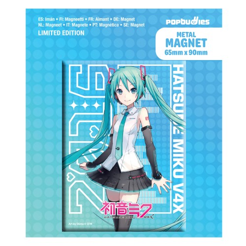 Hatsune Miku V4x Metal Magnet wholesale Europe