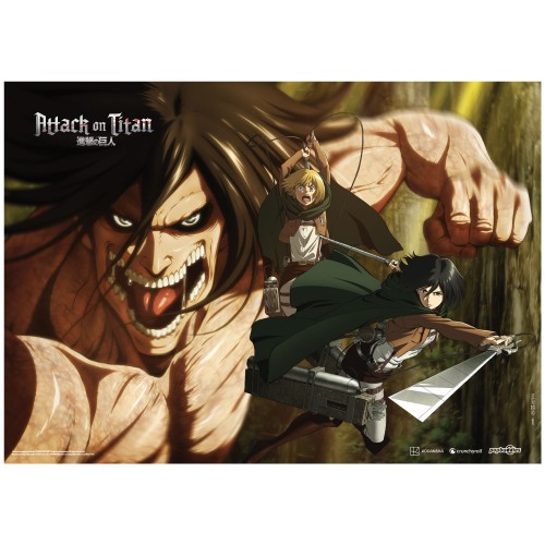 Attack On Titan Attack Titan Fabric Poster (A0) wholesale Europe